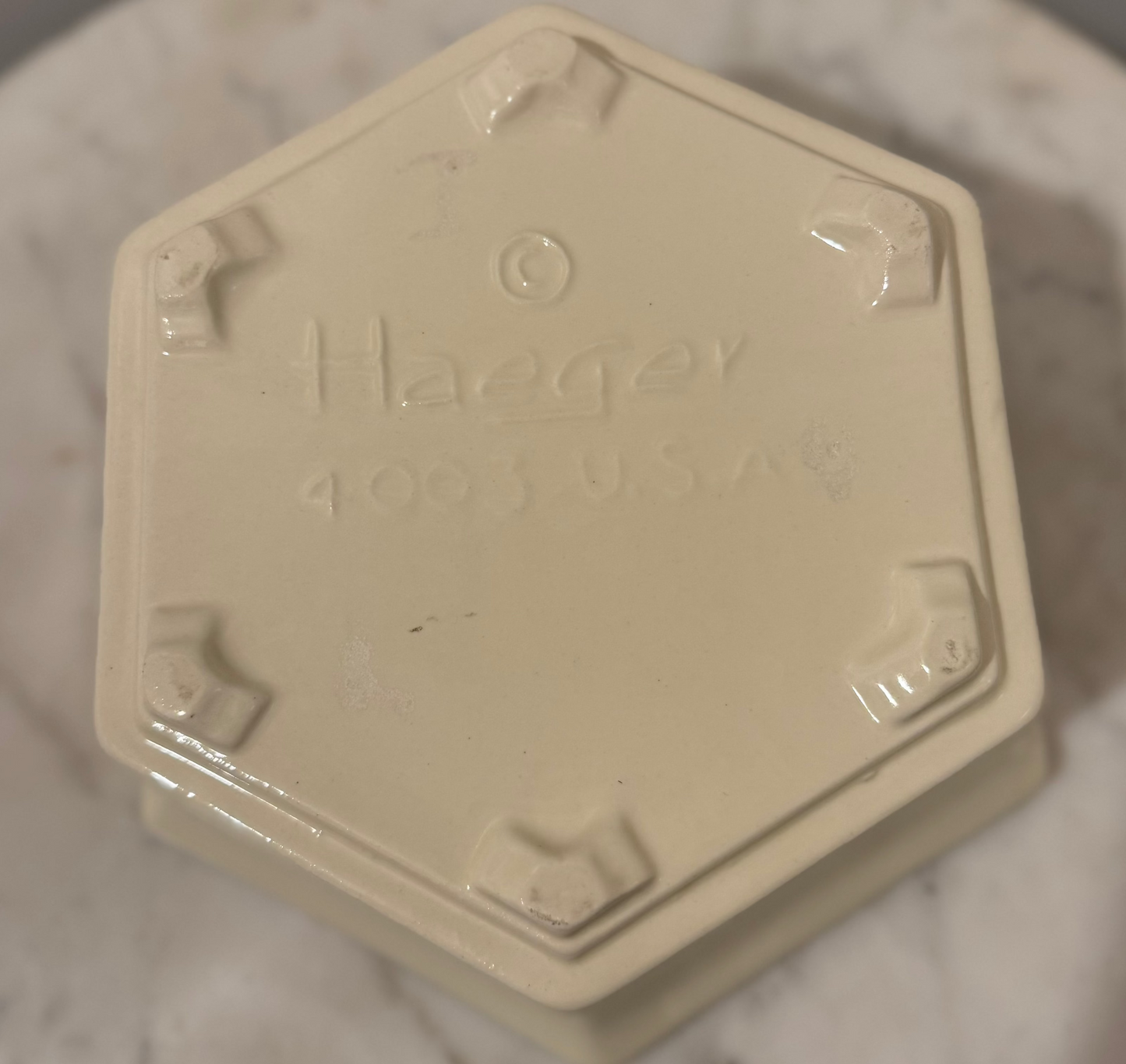 Haeger Hexagon Planter