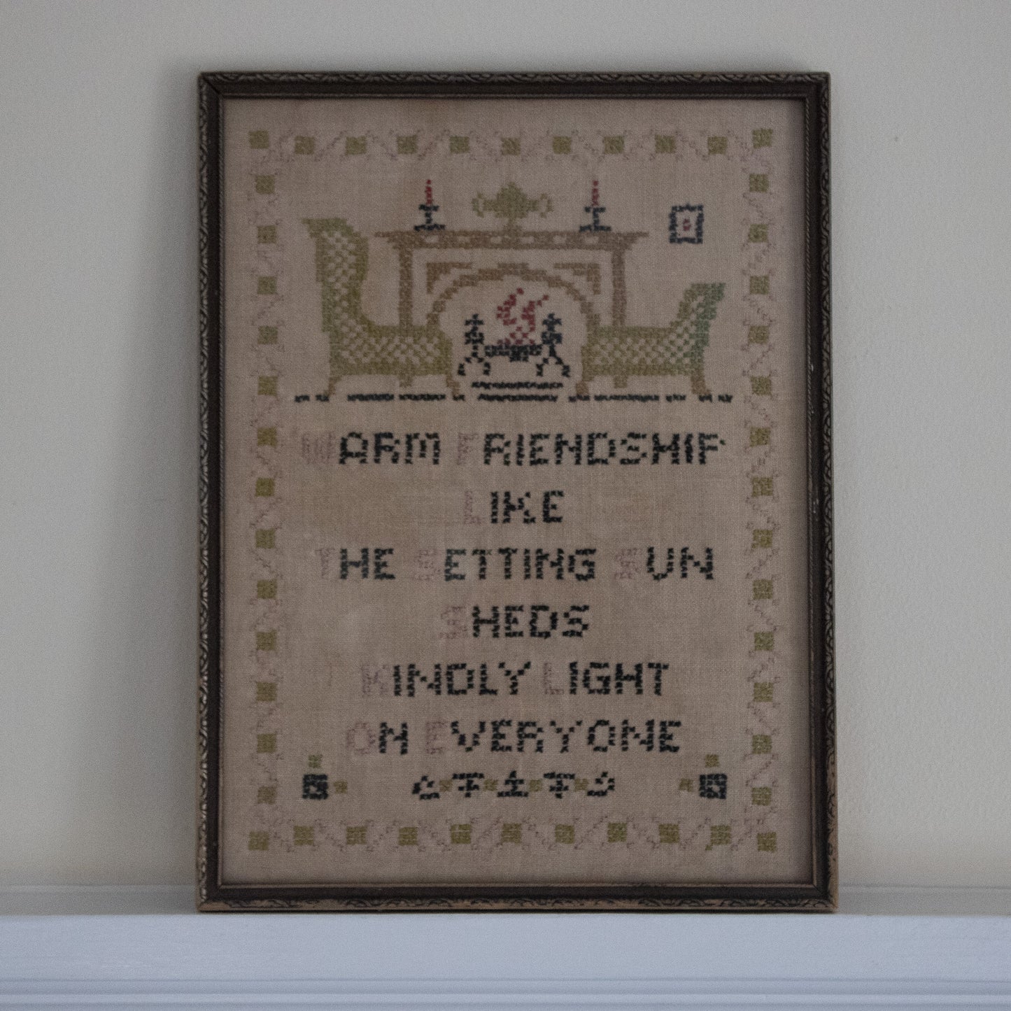 Vintage Framed Needlework