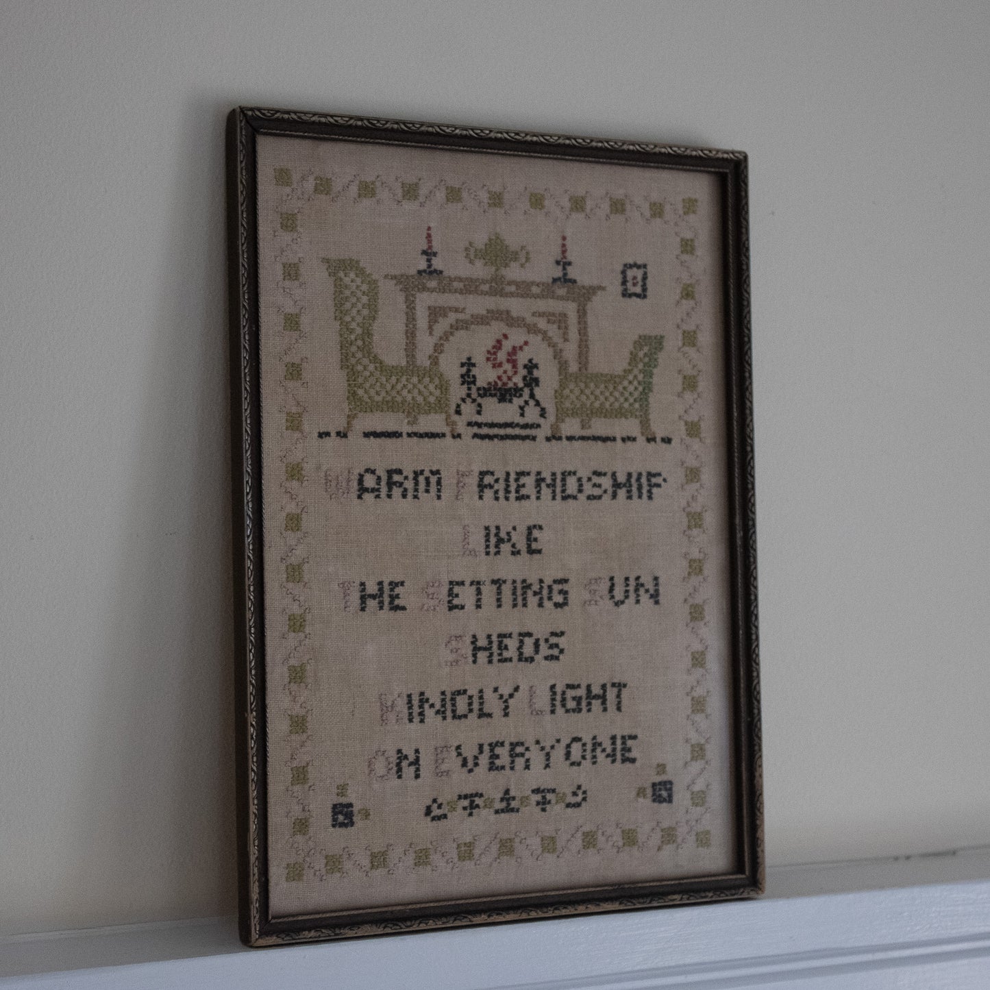 Vintage Framed Needlework