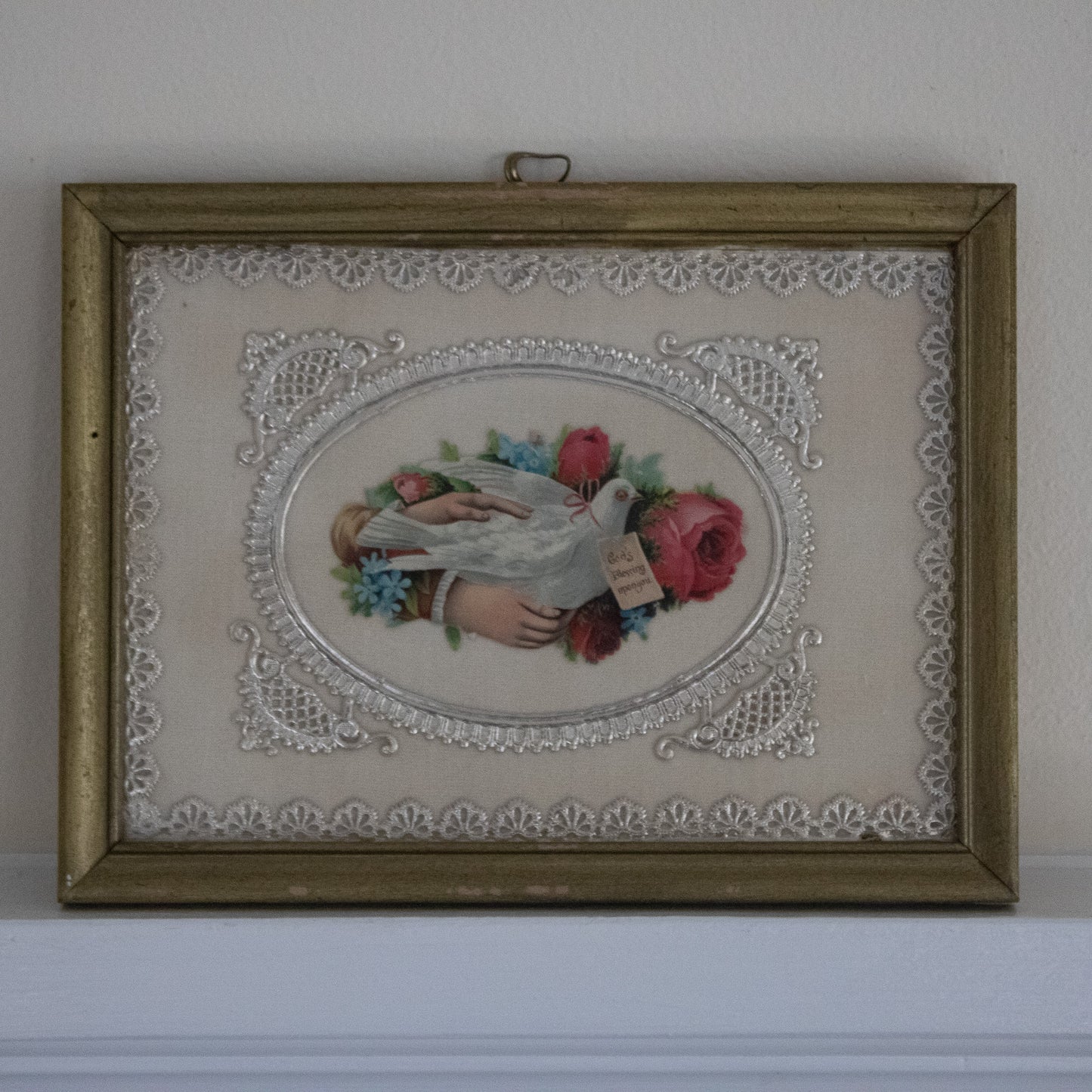 Vintage Framed Valentine Card